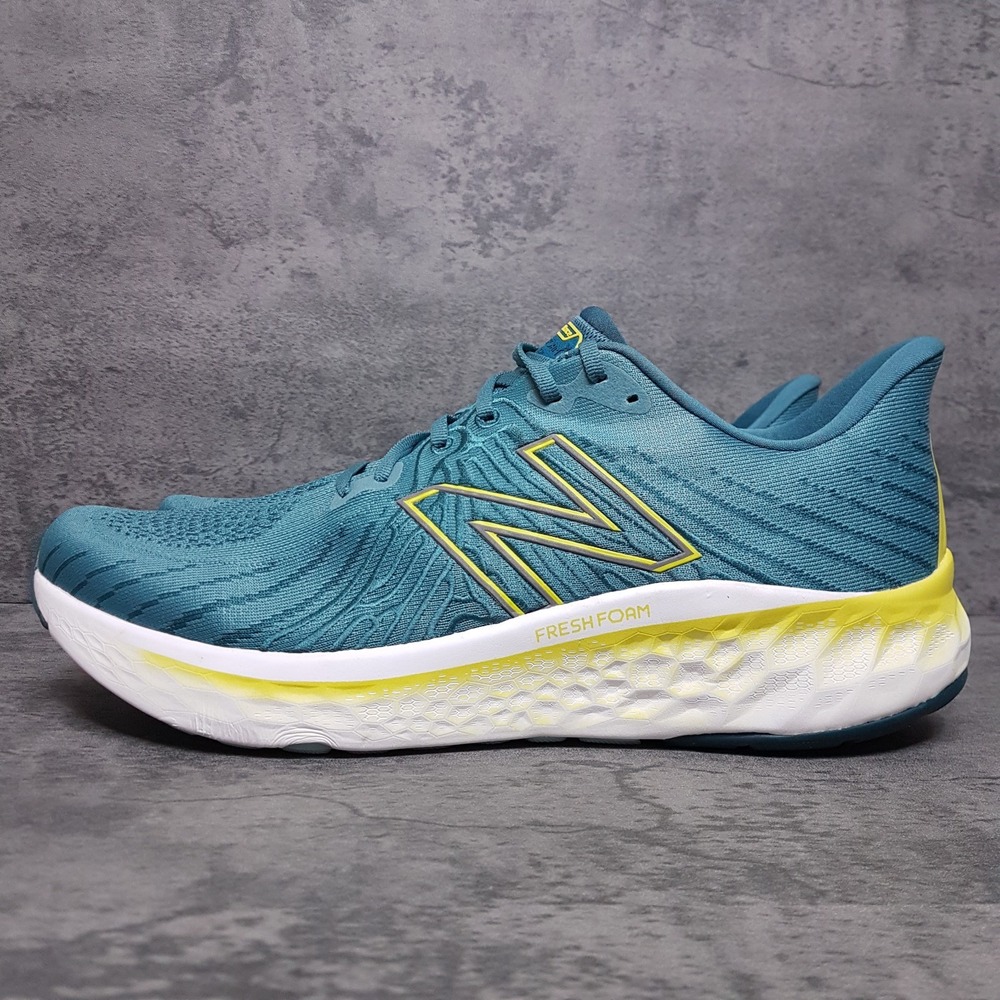 NEW BALANCE Fresh Foam‎ X Vongo V5 Running Shoes Mens Size 15 Blue Yellow Nby